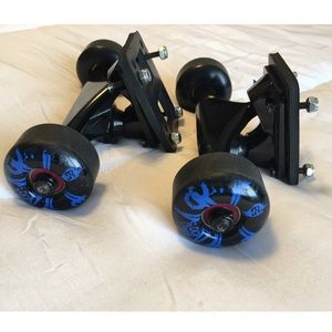 Skateboard trucks and hardware